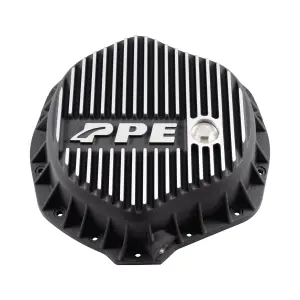 138051010 | PPE Performance Heavy-Duty Cast Aluminum Rear Differential Cover Brushed Finish (2001-2019 Silverado, Sierra 2500 HD, 3500 HD, 2001-2018 Ram 2500, 3500 | AAM 11.5" 14 Bolt)
