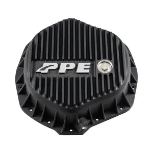 138051020 | PPE Performance Heavy-Duty Cast Aluminum Rear Differential Cover Black Finish (2001-2019 Silverado, Sierra 2500 HD, 3500 HD, 2001-2018 Ram 2500, 3500 | AAM 11.5" 14 Bolt)