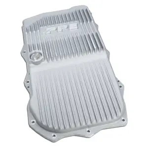 Pacific Performance Engineering - 228153500 | PPE Performance Heavy-Duty Cast Aluminum Transmission Pan Raw Finish (2018-2025 Jeep Wrangler JL, Gladiator JT 3.6L 850RE) - Image 1