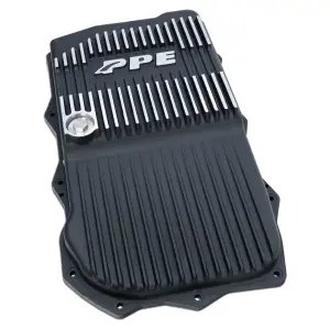 Pacific Performance Engineering - 228153510 | PPE Performance Heavy-Duty Cast Aluminum Transmission Pan Brushed Finish (2018-2025 Jeep Wrangler JL, Gladiator JT 3.6L 850RE) - Image 1