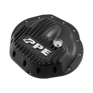 238041020 | PPE Performance Heavy-Duty Cast Aluminum Front Differential Cover Black Finish (2003-2013 Ram 2500 , 3500 | 9.25" 14 Bolt)