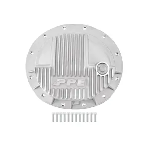 238042000 | PPE Performance Heavy-Duty Cast Aluminum Front Differential Cover Raw Finish (2013-2025 Ram 2500, 3500 | 9.5" 12 Bolt)