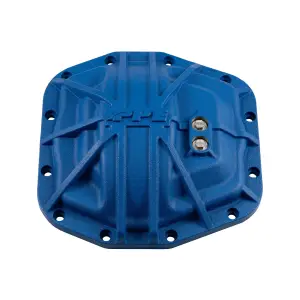 238043322 | PPE Performance Nodular Iron Front Differential Cover Blue Finish (2018-2025 Wrangler, Gladiator | Dana 44 M210 12 Bolt)