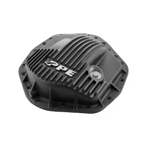 238051020 | PPE Performance Heavy-Duty Cast Aluminum Rear Differential Cover Black Finish (2001-2019 Silverado, Sierra 2500 HD, 3500 HD, 2001-2018 Ram 2500, 3500 | AAM 11.5" 14 Bolt)
