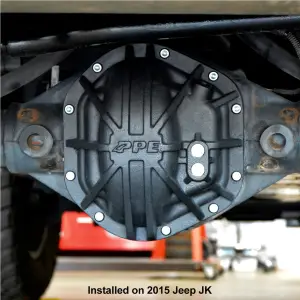 Pacific Performance Engineering - 238053120 | PPE Performance Nodular Iron Rear Differential Cover Black Finish (2007-2018 Wranlger | Dana 44 12 Bolt) - Image 3