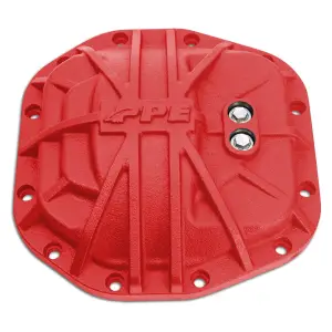 238053412 | PPE Performance Nodular Iron Rear Differential Cover Red Finish (2018-2025 Wrangler | Dana 35-M200)