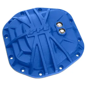 238053422 | PPE Performance Nodular Iron Rear Differential Cover Blue Finish (2018-2025 Wrangler | Dana 35-M200)