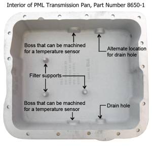 PML Covers - 8650-1-B | PML Cover GM 700R4, 4L60, 4L60E Deep Transmission Pan For GM Blazer (mini), S10, S15, Savana, Sonoma, Suburban 1500, Tahoe & Yukon | Black Powder Coat Finish - Image 5