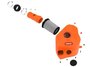 Afe - Advance Flow Engineering - 56-70065DN | AFE Power Takeda Momentum Orange Edition Cold Air Intake System w/ Pro DRY S Filter (2023-2025 Corolla GR L3-1.6L t) - Image 1