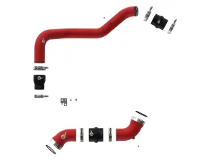 46-20054-R | AFE Power BladeRunner Aluminum Hot and Cold Charge Pipe Kit Red (2006-2010 Silverado, Sierra 2500 HD, 3500 HD V8-6.6L td)