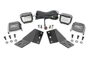 96127 | Rough Country LED Light Kit Rear Mount For CFMOTO UFORCE 1000 U10 Pro | 3 Inch Osram Wide Angle Series