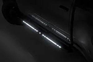 Rough Country - 57009 | Rough Country AC2 Running Boards For Ram 1500/2500/3500 2WD/4WD | Crew Cab, Amber/White - Image 4