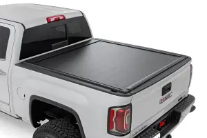 51129651 | Rough Country Power Retractable Bed Cover For Chevrolet Silverado/GMC Sierra 1500/2500 HD/3500 HD | 6' 7" Bed