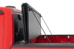 Rough Country - 49225650_A | Rough Country Hard Tri Fold Flip Up Bed Cover For For F-150 & F-150 Raptor | 6'7" Bed - Image 7