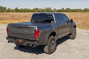 Rough Country - 49225650 | Rough Country Hard Tri Fold Flip Up Bed Cover For For F-150 & F-150 Lightning | 6'7" Bed - Image 8
