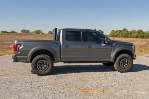 Rough Country - 49225650 | Rough Country Hard Tri Fold Flip Up Bed Cover For For F-150 & F-150 Lightning | 6'7" Bed - Image 13