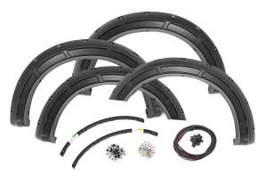 A-F20231-DR | Rough Country Defender Pocket Fender Flares For Ford F-250 / F-350 Super Duty | Avalanche Gray
