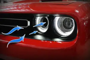 Afe - Advance Flow Engineering - 54-72203-S | aFe Power Dynamic Air Scoop (D.A.S.) (2015-2023 Challenger V6-3.6L, V8-5.7L, V8-6.4L, V8-6.2L (sc) Hemi) - Image 2