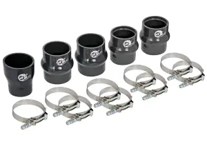 46-20110A | aFe Power BladeRunner Intercooler Couplings & Clamps Kit (2011-2016 Silverado, Sierra 250 HD, 3500 HD V8-6.6L (td) LML)