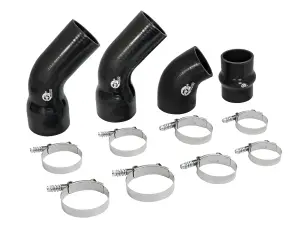 46-20280AS | aFe Power BladeRunner Intercooler Couplings & Clamps Kit - Factory Intercooler & aFe Tubes (2016-2019 Titan XD V8-5.0L td)