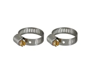 59-01004-MA | aFe Power Magnum FORCE Spare Parts - Worm Gear Mini Hose Clamps | SAE Size 10, (9/16" - 1-1/16")ID (Qty 2)
