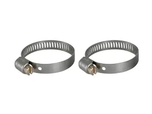 59-01006-MA | aFe Power Magnum FORCE Spare Parts - Worm Gear Mini Hose Clamps | SAE Size 16, (15/16"-1-1/2")ID (Qty 2)
