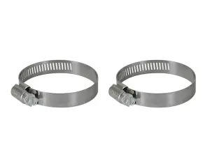59-01010-MA | aFe Power Magnum FORCE Spare Parts - Worm Gear Hose Clamps | SAE Size 32, (1-9/16" - 2-1/2")ID (Qty 2)