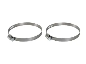 59-01016-MA | aFe Power Magnum FORCE Spare Parts - Worm Gear Hose Clamps | SAE Size 64, (2-1/2" - 4-1/2")ID (Qty 2)
