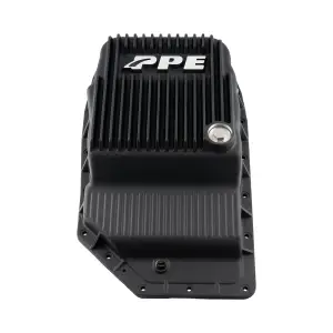 128051920 | PPE Performance Heavy-Duty Cast Aluminum Transmission Pan For GM 6L90 | Black Finish