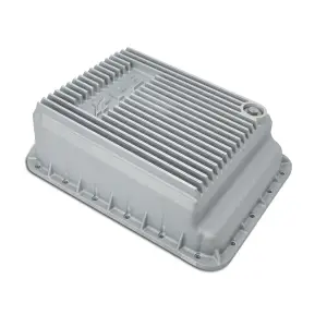 228053200 | PPE Performance Heavy-Duty Cast Aluminum Transmission Pan Raw Finish (2013-2024 Ram 2500, 3500 6.7L Cummins Aisin AS69RC)