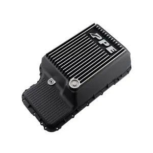Pacific Performance Engineering - 328053410 | PPE Performance Heavy-Duty Cast Aluminum Transmission Pan Brushed Finish (2020-2026 Ford F250, F350 Super Duty 6.2L, 7.3L 10R140) - Image 2