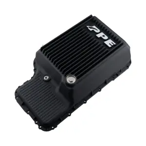 Pacific Performance Engineering - 328053420 | PPE Performance Heavy-Duty Cast Aluminum Transmission Pan Black Finish (2020-2026 Ford F250, F350 Super Duty 6.2L, 7.3L 10R140) - Image 2