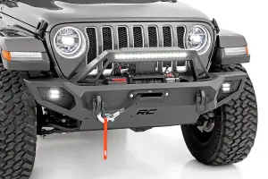 Rough Country - 10585 | Rough Country Front Winch Bumper For Jeep Gladiator JT / Wrangler JK & JL / Wrangler Unlimited JK & JL | Bumper Only - Image 3