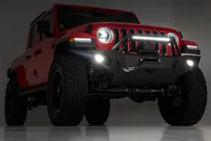 Rough Country - 10585 | Rough Country Front Winch Bumper For Jeep Gladiator JT / Wrangler JK & JL / Wrangler Unlimited JK & JL | Bumper Only - Image 2