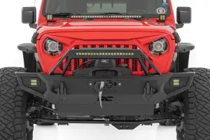 Rough Country - 10660 | Rough Country Front Winch Bumper For Jeep Gladiator JT / Wrangler JK & JL / Wrangler Unlimited JK & JL | With PRO9500S Winch - Image 8