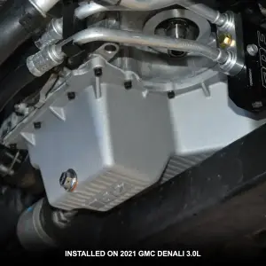 Pacific Performance Engineering - 114054000 | PPE Performance Heavy-Duty Cast Aluminum Engine Oil Pan Raw Finish (2020-2025 Silverado, Sierra 1500 3.0L td) - Image 3