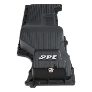 Pacific Performance Engineering - 114054020 | PPE Performance Heavy-Duty Cast Aluminum Engine Oil Pan Black Finish (2020-2025 Silverado, Sierra 1500 3.0L td) - Image 2