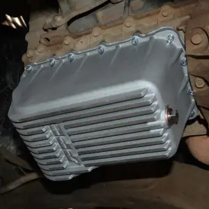 214053800 | PPE Performance Heavy-Duty Cast Aluminum Engine Oil Pan Raw Finish (2007-2011 Wrangler JL 3.8L )
