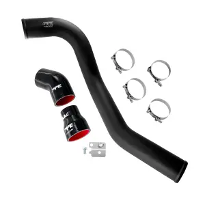 Pacific Performance Engineering - 115022020 | PPE Performance Hot Side Intercooler Charge Pipe Black Finish (2004-2010 Silverado 2500 HD, 3500 HD 6.6L td) - Image 2