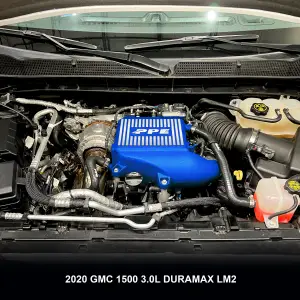 Pacific Performance Engineering - 115030022 | PPE Performance Air-To-Water Intercooler Kit Blue Finish (2020-2025 Silverado, Sierra 1500 3.0L (t) LM2, LZ0) - Image 4
