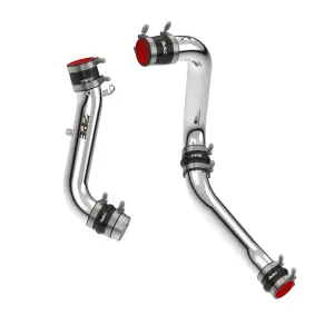 115026030 | PPE Performance Hot and Cold Side Intercooler Charge Pipe Kit Polished Finish (2017–2019 Silverado, Sierra 2500 HD, 3500 HD 6.6L td)