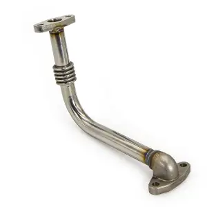 Pacific Performance Engineering - 116005055 | PPE Performance 304 Stainless Steel Oil Return Pipe for Aftermarket Turbo Tall (2001-2010 Silverado, Sierra 2500 HD, 3500 HD 6.6L td) - Image 2