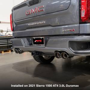 Pacific Performance Engineering - 117060020 | PPE Performance 304 Stainless Steel DPF-Back Performance Exhaust Kit - Dual Exit Raw Tubes, Black Ceramic Coated Tips (2020–2022 Silverado, Sierra 1500 I6-3.0L td) - Image 3
