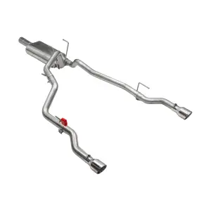 217040030 | PPE Performance Cat-Back Exhaust System, Dual Exit For RAM 1500 5.7L V8 HEMI | Polished Finish