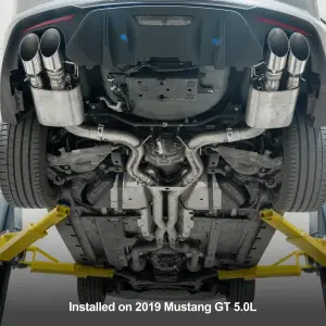 Pacific Performance Engineering - 317663030 | PPE Performance Cat-Back Active Exhaust Polished Finish (2018-2023 Ford Mustang GT) - Image 4