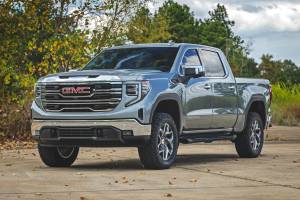 Rough Country - 28850RED_A | Rough Country 3.5 Inch Lift Kit GMC Sierra 1500 2WD/4WD | Red Finish Control Arm, Factory Rear Mono-Leaf Spring, Vertex Coilovers With Vertex Shocks - Image 7
