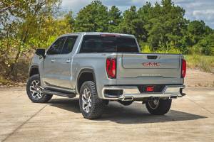 Rough Country - 28857RED_A | Rough Country 3.5 Inch Lift Kit GMC Sierra 1500 2WD/4WD | Red Finish Control Arm, Factory Rear Mono-Leaf Spring, Vertex Coilovers With V2 Rear Shocks - Image 8