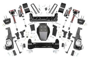 111055 | Rough Country 5 Inch Lift Kit Chevrolet Silverado / GMC Sierra 2500 HD & 3500 HD 4WD | With Factory Rear Overload Springs, Vertex Reservoir Shocks