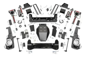 111150 | Rough Country 7 Inch Lift Kit Chevrolet Silverado / GMC Sierra 2500 HD & 3500 HD 4WD | With Factory Rear Overload Springs, Vertex Reservoir