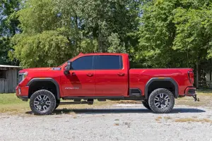 Rough Country - 111255 | Rough Country 7 Inch Lift Kit Chevrolet Silverado / GMC Sierra 2500 HD & 3500 HD 4WD | With Factory Rear Overload Springs, Vertex Reservoir Shocks - Image 4